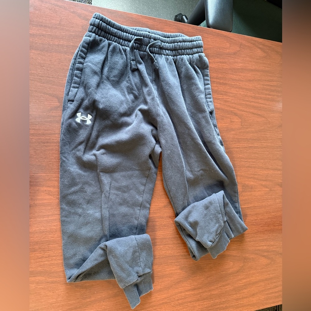Under Armour Men’s Black Fleece Joggers with Logo